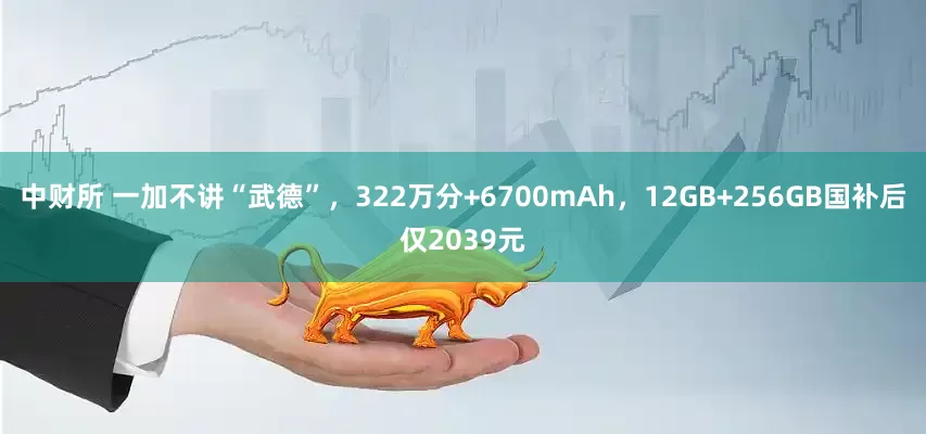 中财所 一加不讲“武德”，322万分+6700mAh，12GB+256GB国补后仅2039元