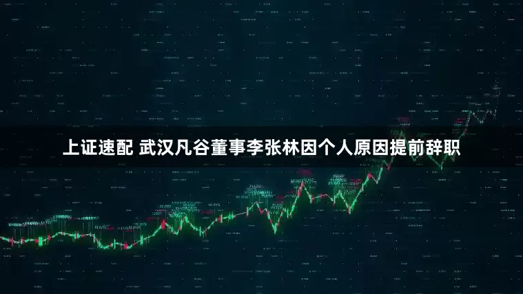 上证速配 武汉凡谷董事李张林因个人原因提前辞职