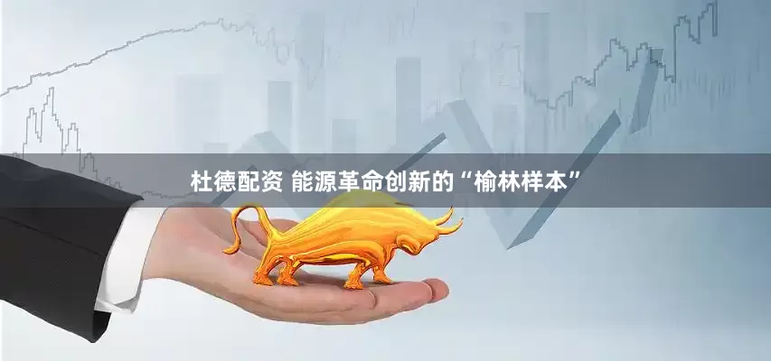 杜德配资 能源革命创新的“榆林样本”